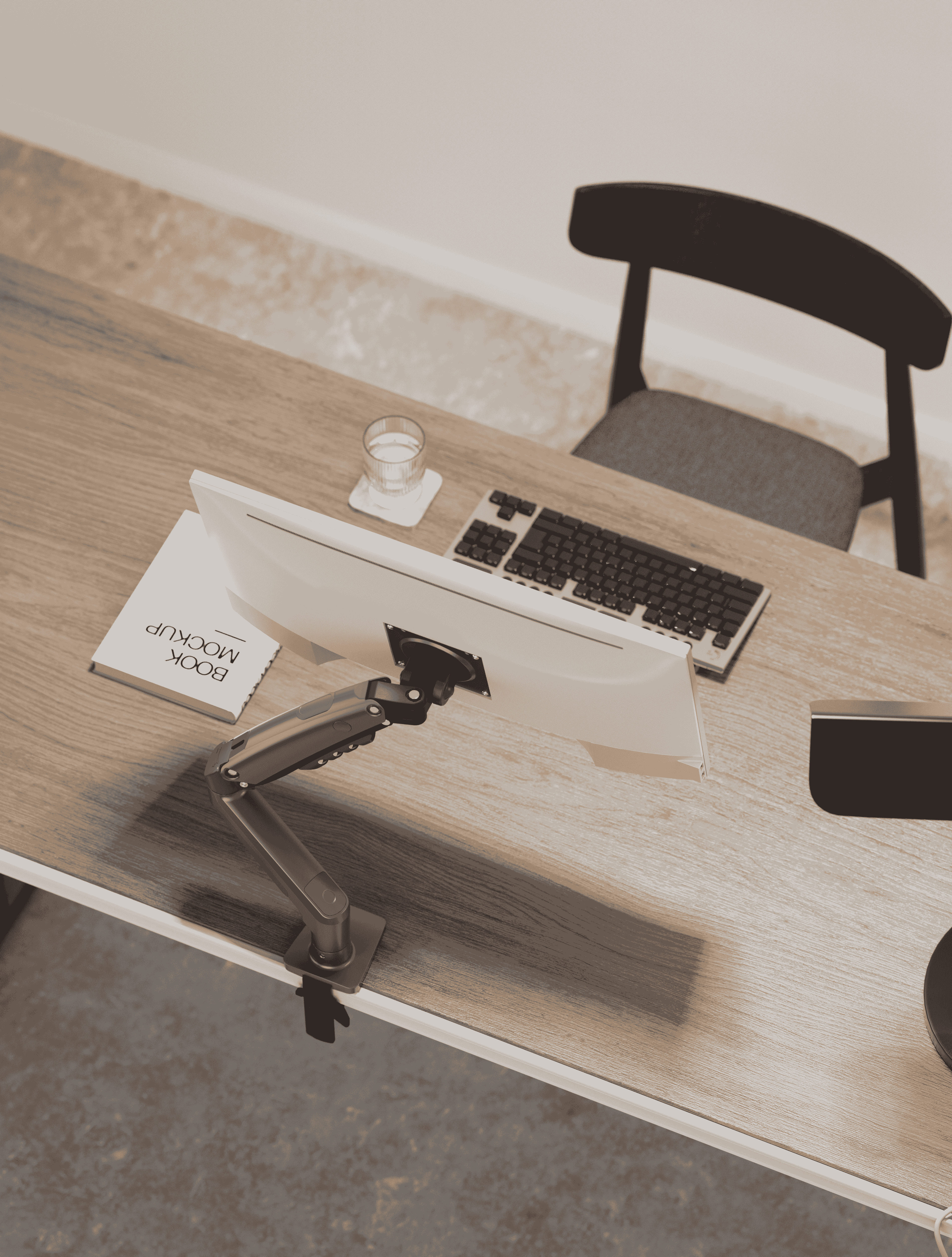 پایه مانیتور بازویی گازی NB مدل Ergonomic F80 – مناسب مانیتورهای 17 تا 30 اینچ