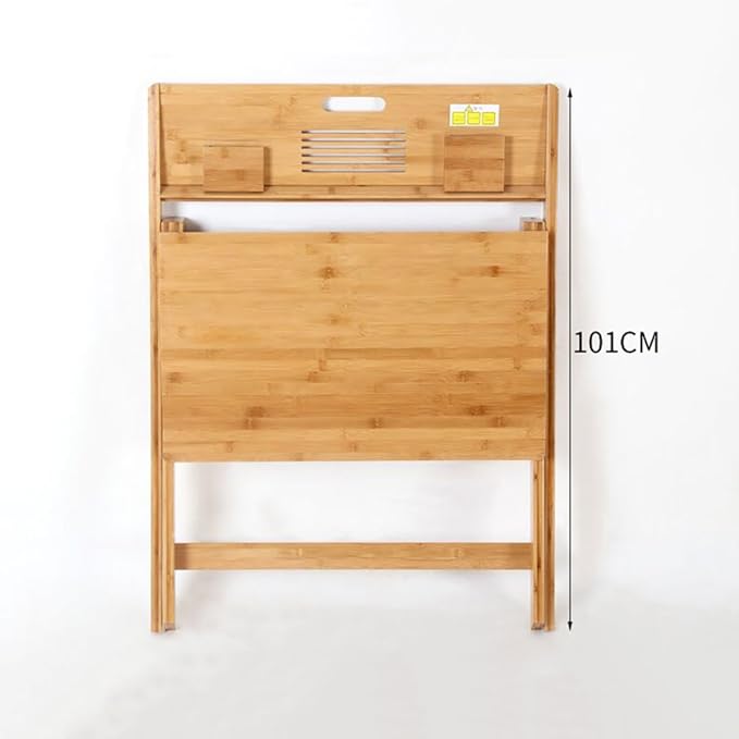 میز تاشو بامبو قابل حمل، مناسب لپ‌تاپ، مطالعه و کمپینگ