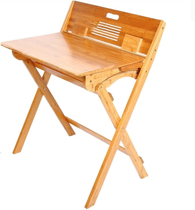 میز تاشو بامبو قابل حمل، مناسب لپ‌تاپ، مطالعه و کمپینگ