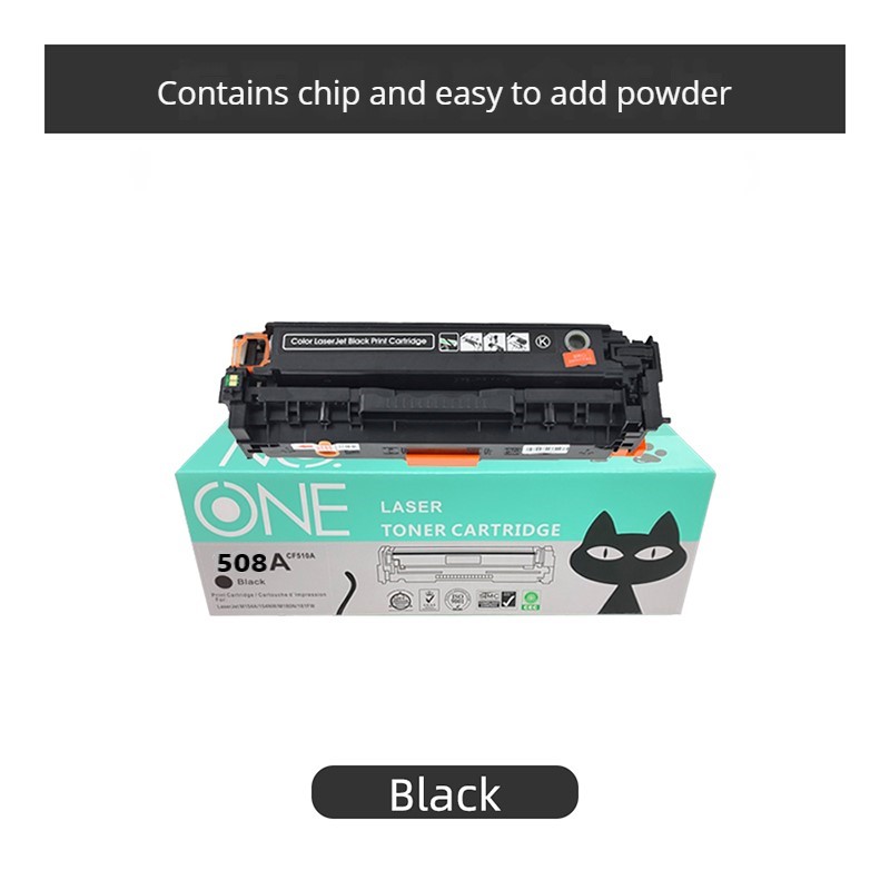 ست چهار رنگ کارتریج لیزری No One 508A (جایگزین HP 508A – Black, Cyan, Magenta, Yellow)
