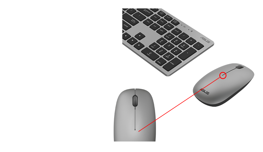 کیبورد و ماوس ایسوس وایرلس مدل Asus MD5110