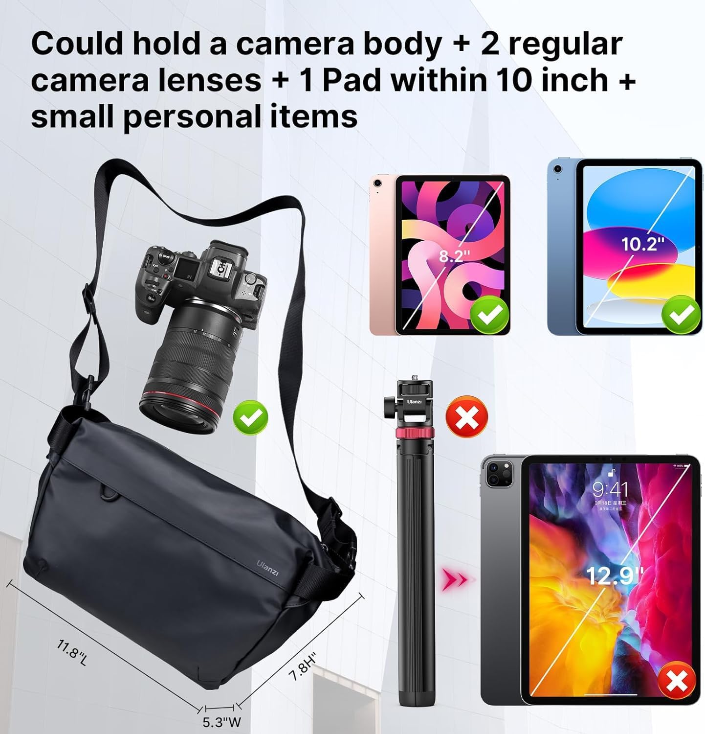 کیف دوربین اولانزی ULANZI Versatile Camera Shoulder Bag